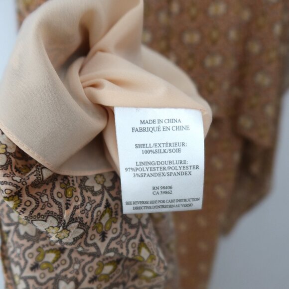 Theory Dafeon Silk Swing Dress Small Petite Tiered Asymmetric Romantic Fairycore - Picture 11 of 12